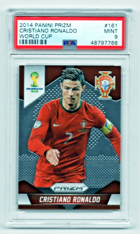 Cristiano Ronaldo 2014 Panini Prizm World Cup Soccer - PSA 9 - Portugal #161