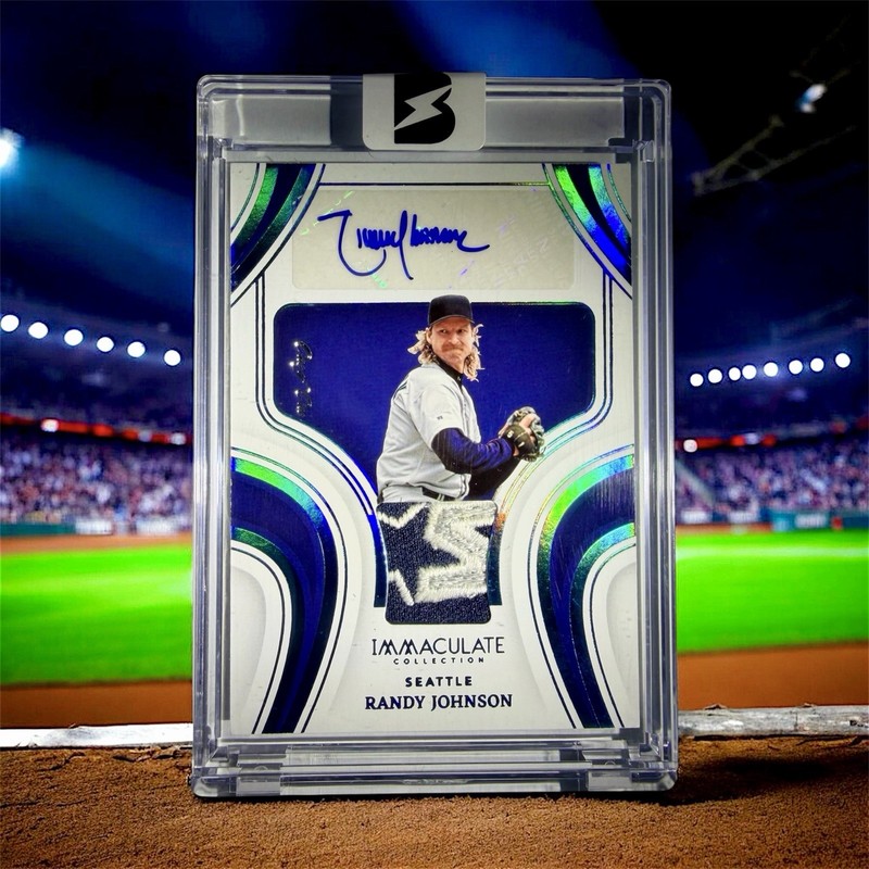 Randy Johnson 2023 Panini Immaculate Collection Patch Auto 1/1 Seattle Mariners