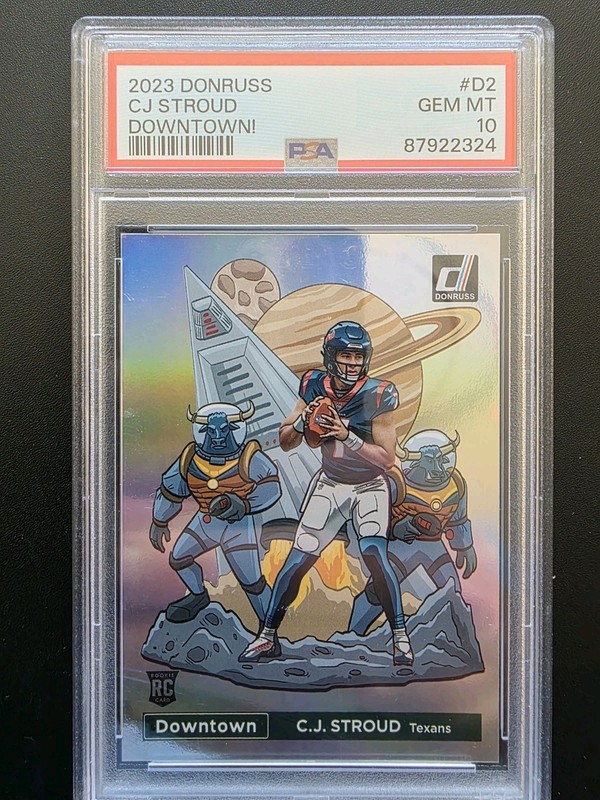 2023 CJ Stroud Donruss Downtown Rookie PSA 10 🔥🔥🔥🔥🔥