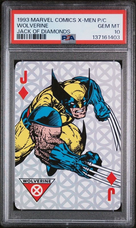 1993 Marvel Comics X-Men Wolverine Jack of Diamonds   PSA 10