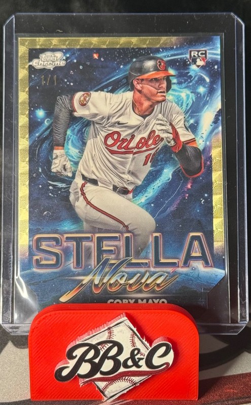 Coby Mayo [Superfractor] #SN-13 (2025 Topps Cosmic Chrome Stella Nova)  1/1