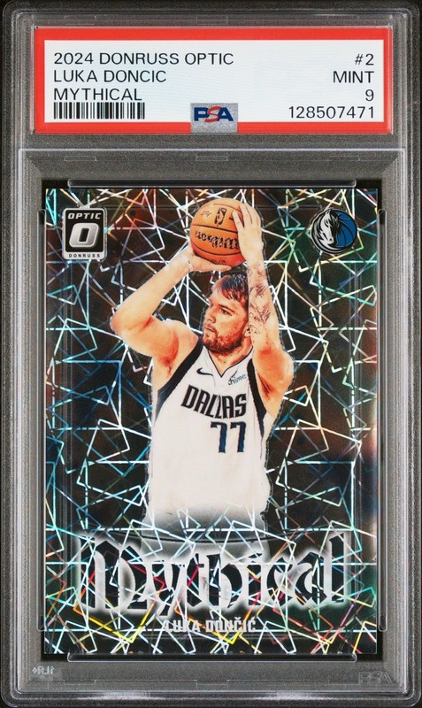 Panini Donruss Optic Mythical Luka Doncic #2 PSA 9 Lakers Mavericks