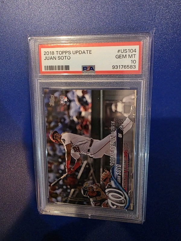 2018 Topps Update Series Juan Soto PSA 10