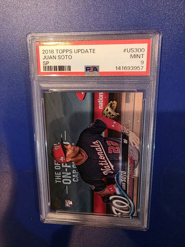 2018 Topps Update Series Juan Soto SP Rookie RC PSA 9