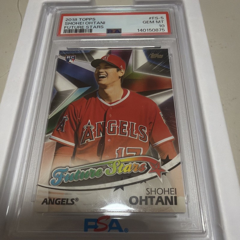 GEM MINT PSA 10 2018 Topps - Future Stars Shohei Ohtani #FS-5 (RC) investment 