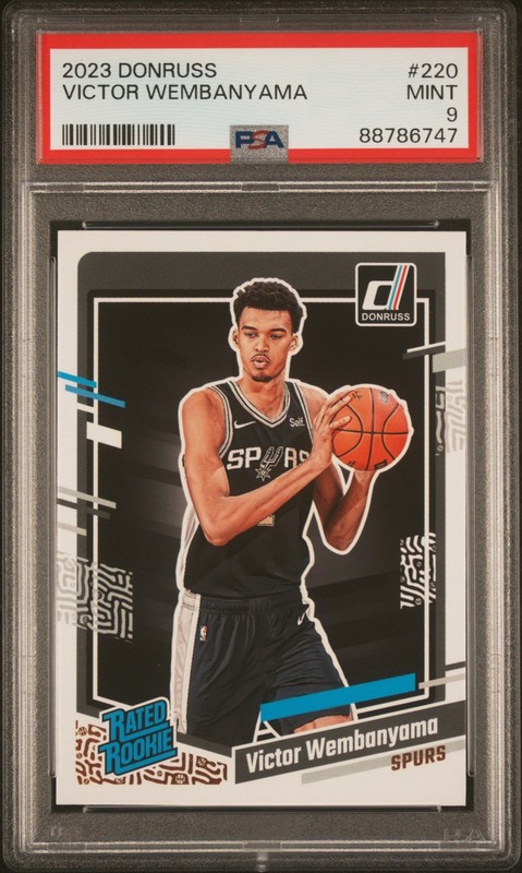2023 Donruss Victor Wembanyama #220 Rated Rookie PSA 9 🔥🔥