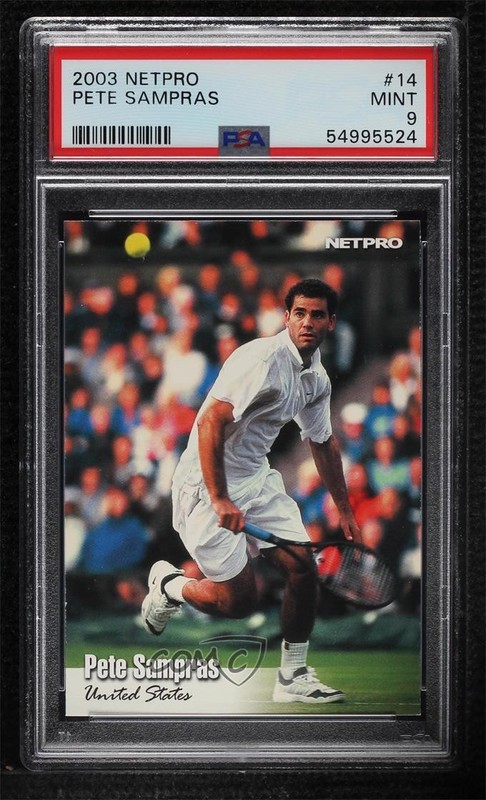 2003 NetPro Pete Sampras #14 PSA 9 MINT HOF 0jk3