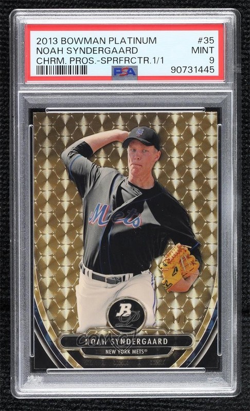 2013 Bowman Platinum Prospects Chrome Superfractor 1/1 Noah Syndergaard PSA 9