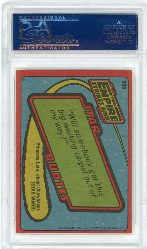 1980 Star Wars Empire Strikes Back Imperial Snow.. . #333 PSA 9 view 2