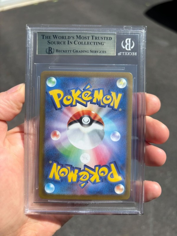 BGS 10 PRISTINE Hiroshima's Pikachu 261/SV-P Pokemon Center Promo Japanese psa view 2