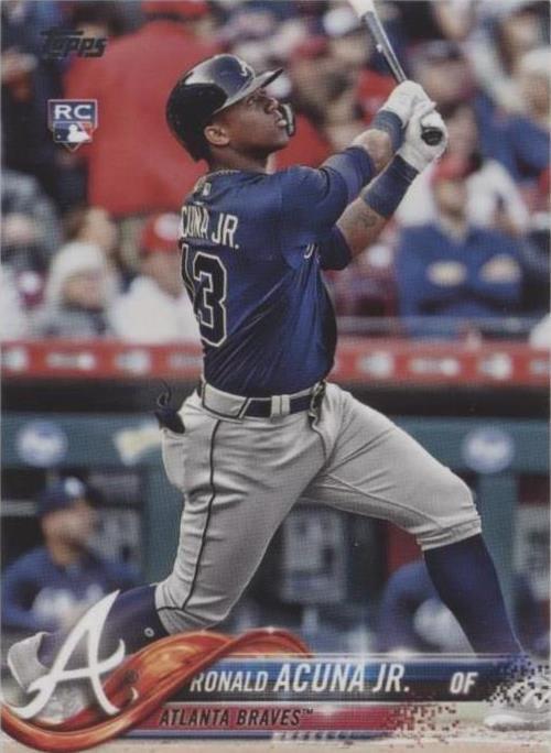 2018 Topps Update Ronald Acuna Jr. RC Rookie #US250 Braves PSA 10