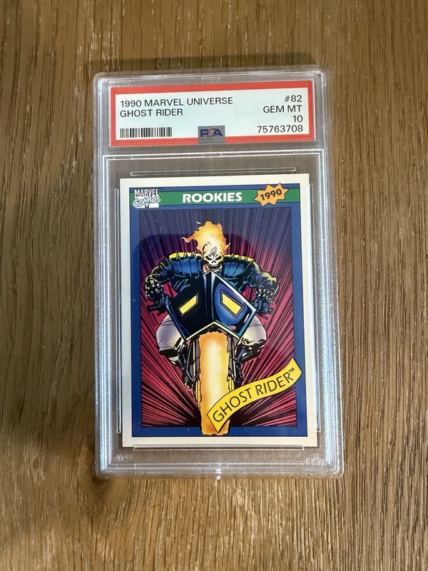 1990 IMPEL MARVEL UNIVERSE #82 GHOST RIDER PSA 10