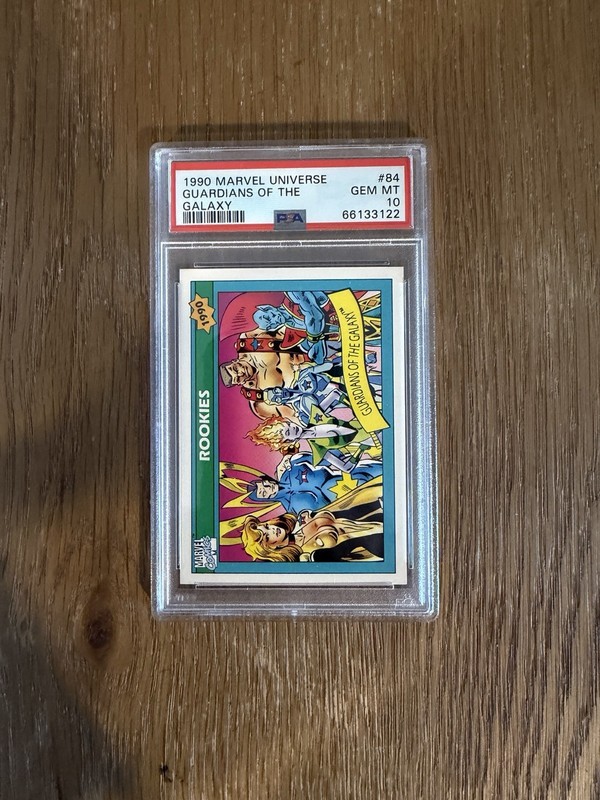 GUARDIANS OF THE GALAXY PSA 10 1990 Impel Marvel Universe #84