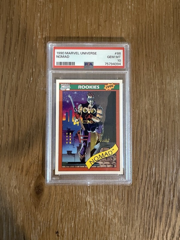 1990 IMPEL MARVEL UNIVERSE #86 NOMAD PSA 10