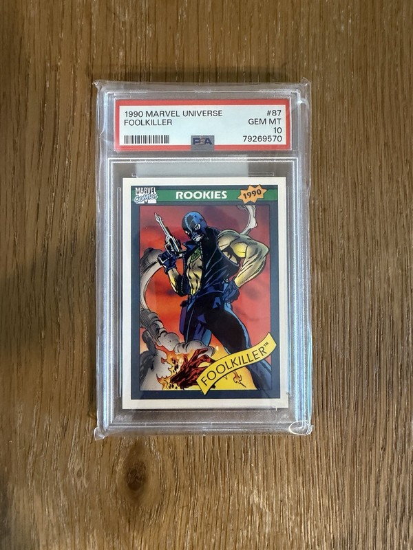 1990 Impel Marvel Universe #87 Foolkiller PSA 10 GEM MINT🔥