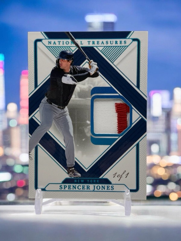 2025 Panini National Treasures - Treasured Threads Spencer Jones #TT-SJ - 1/1