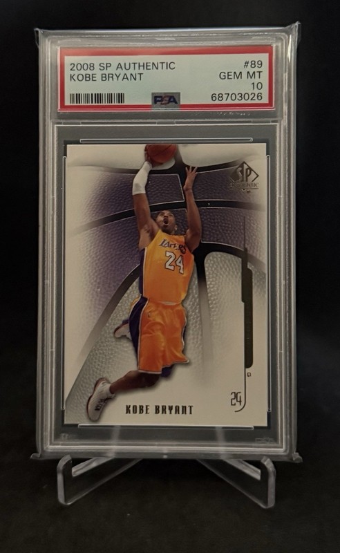 KOBE BRYANT 2008 SP Authentic #89 PSA 10 GEM MT