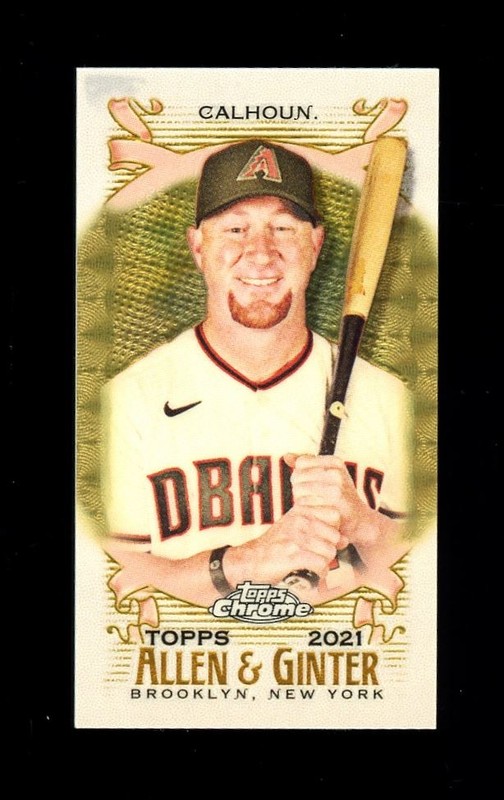 2021 Topps Allen & Ginter Chrome Mini Superfractor #204 Kole Calhoun 1/1