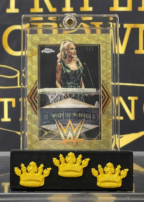 2026 Topps Chrome WWE Michelle McCool Superfractor 1/1 Embossed EMB-2