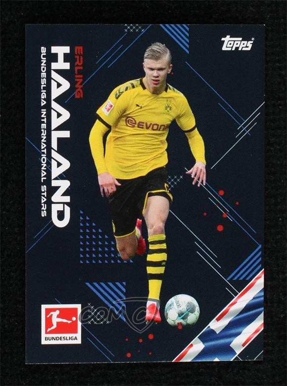 2019-20 Topps Bundesliga International Stars /661 Erling Haaland Rookie RC 6l7