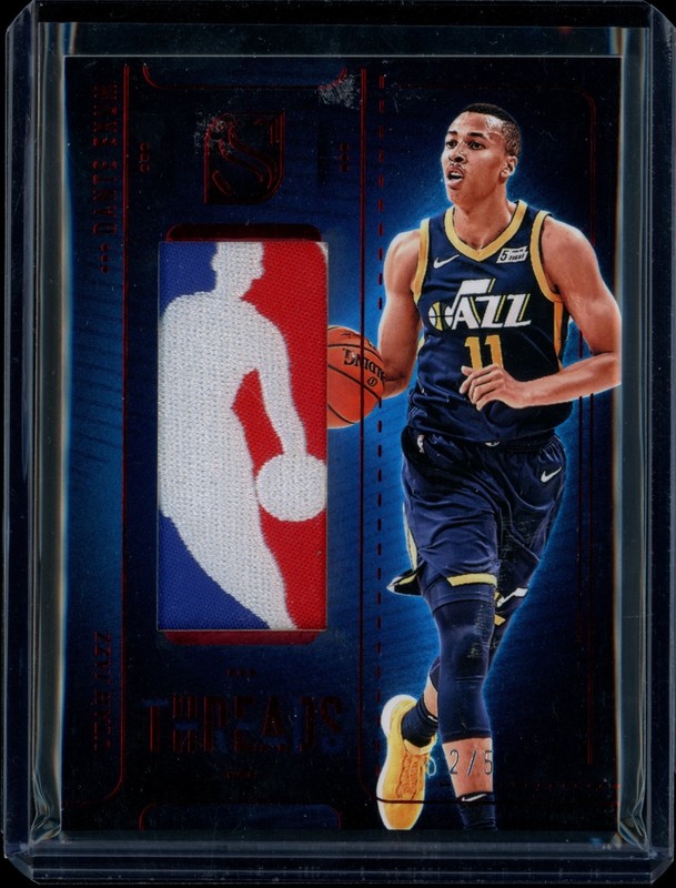 2024-25 Panini Silhouette Dante Exum Threads Logoman /5 UTAH JAZZ