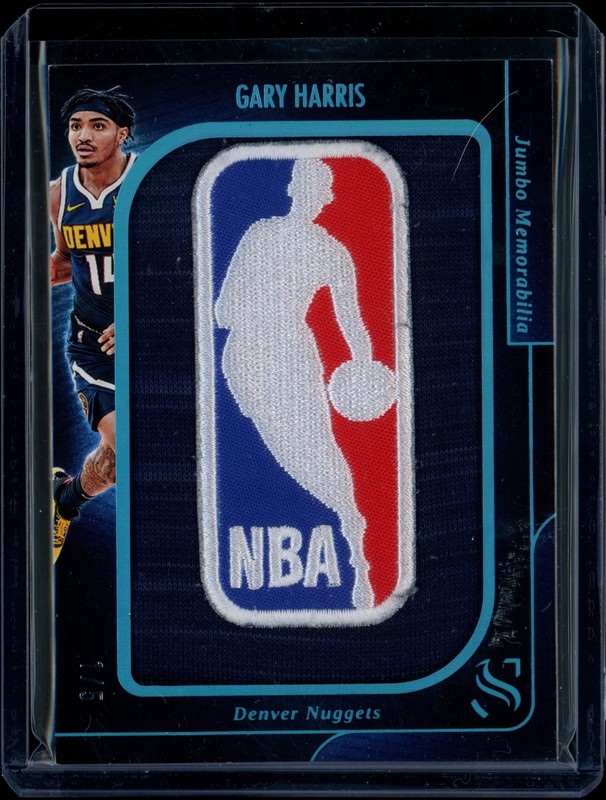 2024 Silhouette Gary Harris Jumbo LOGOMAN RARE SSP /5  DENVER NUGGETS