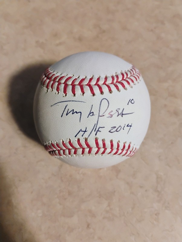 Tony Larussa HOF Signed MLB Baseball In Great Shape Guaranteed To pass PSA-DNA