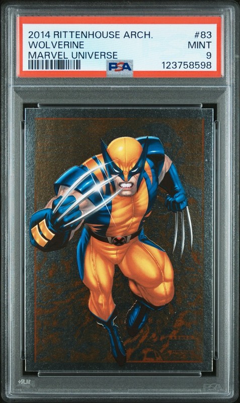 2014 Rittenhouse Archives Marvel Universe Wolverine # 83 PSA 9