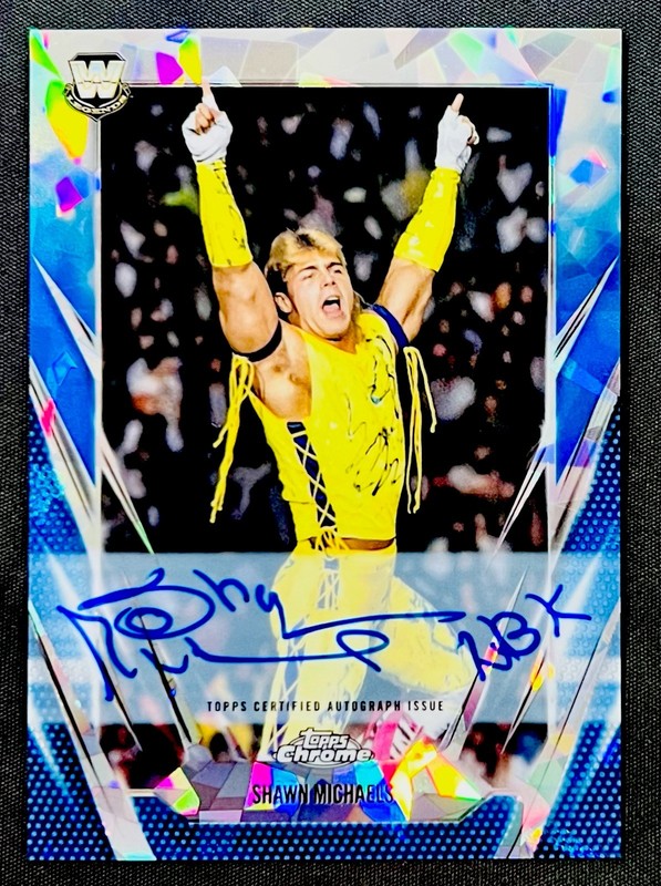 2026 Topps Chrome WWE Shawn Michaels Legend Sapphire Auto Autograph #BCA-SHM !!