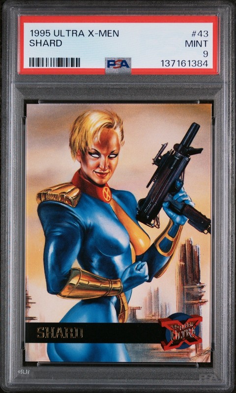 1995 Fleer Ultra X-Men Shard #43  PSA 9 Julie Bell Artwork