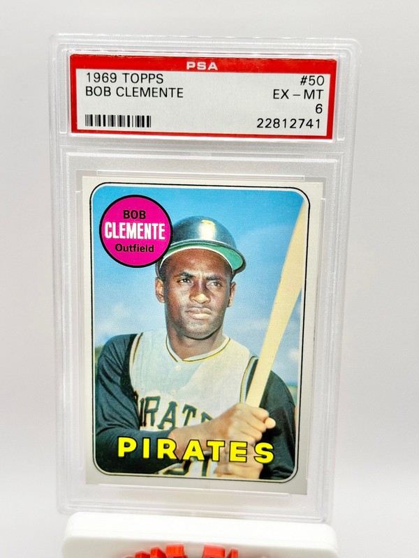 1969 Topps Roberto Clemente Bob #50 PSA 6