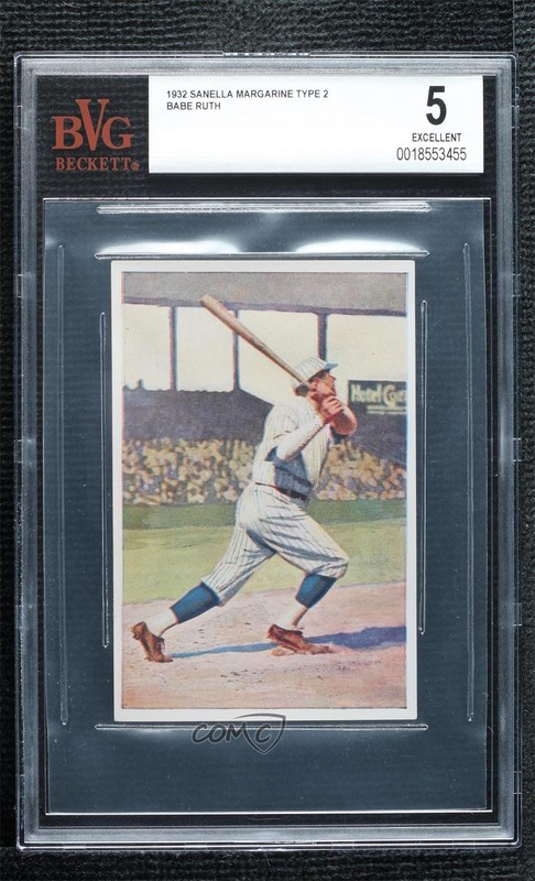 1932 Handbuch des Sports Sanella Logo Towards Bottom on Back Babe Ruth BVG 5 HOF