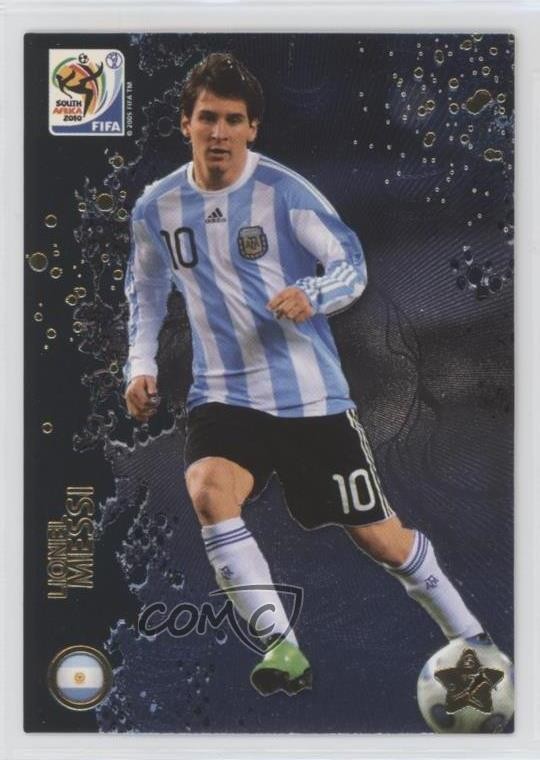 2010 Panini FIFA World Cup South Africa Lionel Messi #44 05bt