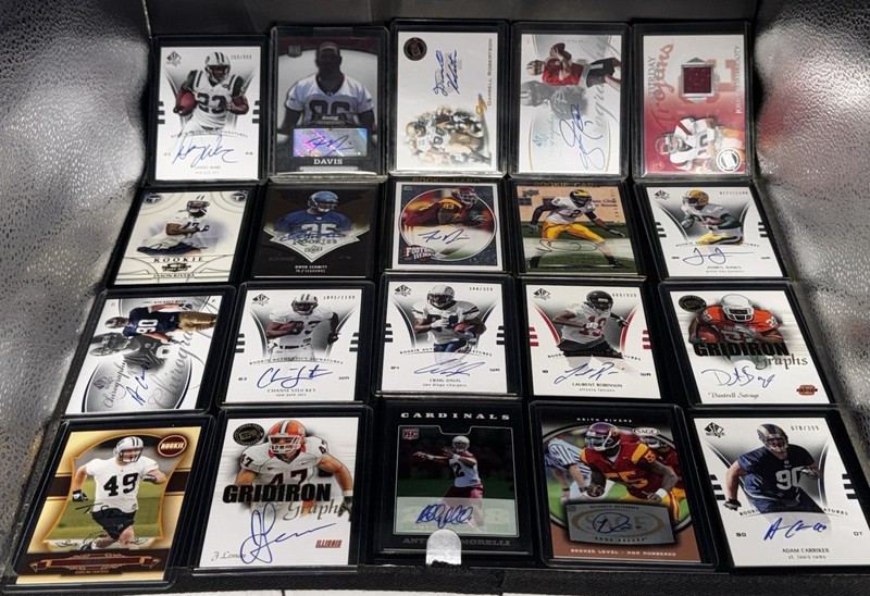 Huge Lot Of 79 Auto Patch Numbered & Refractor Only  Football Basketball Cards