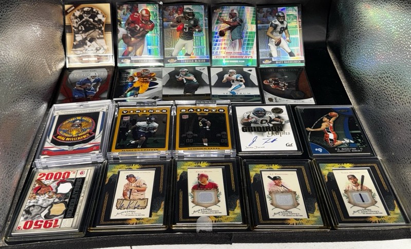 Huge Lot Of 79 Auto Patch Numbered & Refractor Only Football Basketball Cards view 2
