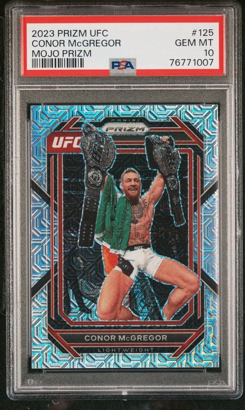 2023 Prizm UFC Conor McGregor Mojo /25 PSA 10 Low Pop RARE