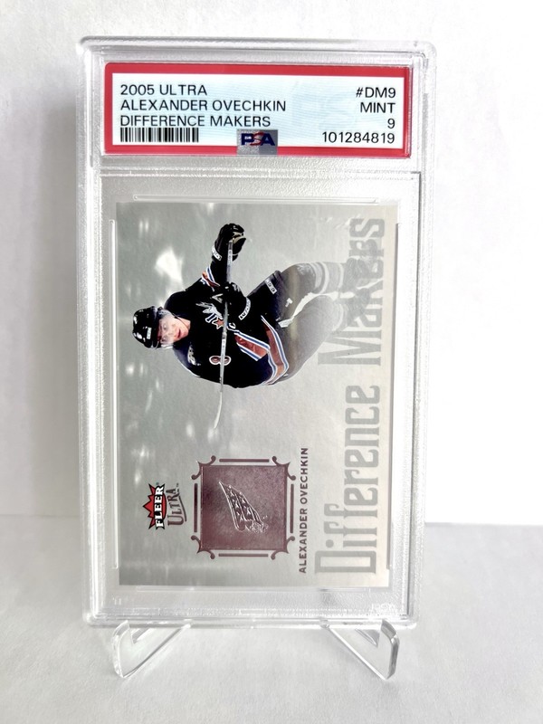 2005-06 Fleer Ultra Alex Ovechkin Difference Makers DM9 PSA 9 Mint Future HOF RC