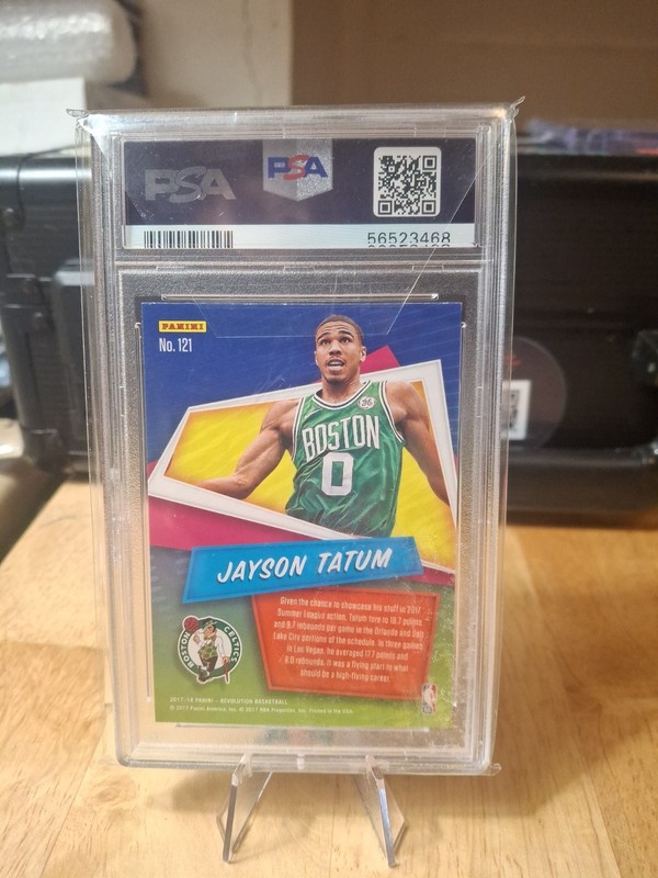 2017 Panini Revolution  Jayson Tatum Rookie Psa9!!! view 2