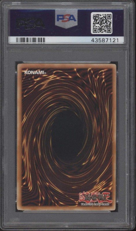 Black Rose Dragon Yu-Gi-Oh! CRSRDS Chaos Ghost Rare #EN039 PSA 8 view 2