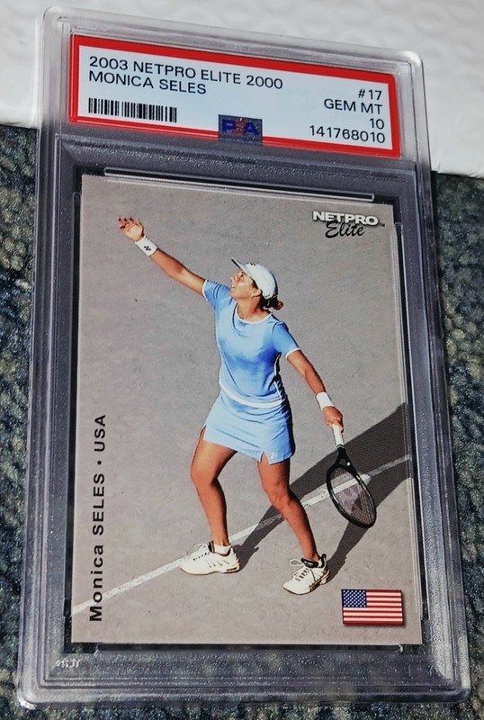 2003 NETPRO ELITE 2000 #17 MONICA SELES ROOKIE RC HOF #d /2000 PSA 10 GEM MINT