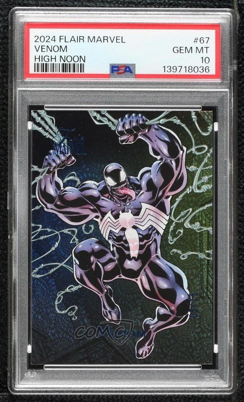 2023 Flair Marvel High Noon 5/15 Venom #67 PSA 10 GEM MT