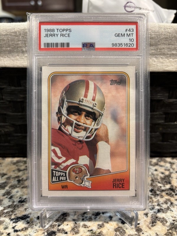 1988 Topps Jerry Rice #43 PSA 10 Gem Mint