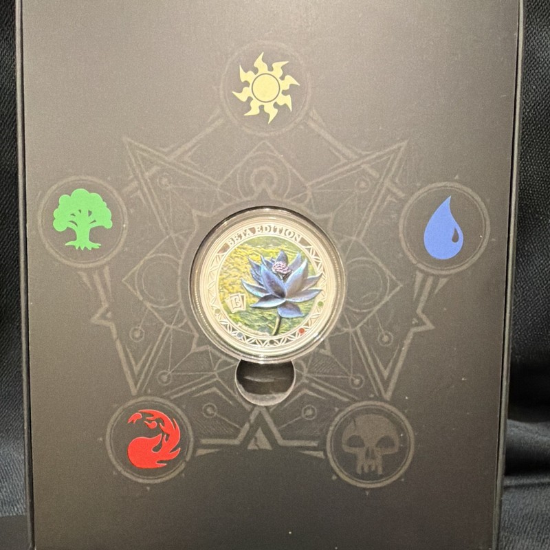 Magic: The Gathering Black Lotus Beta Edition 1 oz Silver Round - COA view 2