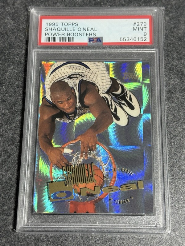 1995 Topps - Power Boosters Shaquille O'Neal #279 PSA 9 MINT