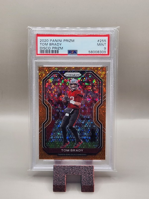 2020 Panini Prizm Tom Brady Disco Prizm #255 PSA 9 Mint