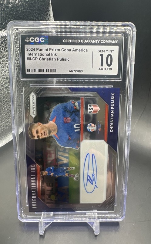 2024 Panini Prizm CONMEBOL Copa America - International Ink Christian Pulisic...