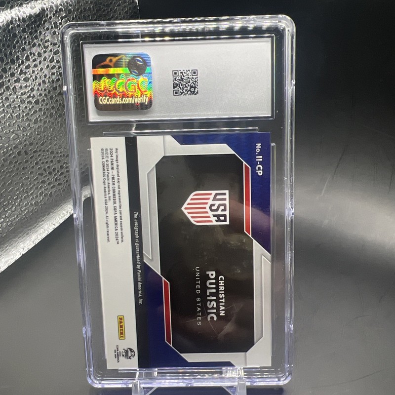 2024 Panini Prizm CONMEBOL Copa America - International Ink Christian Pulisic... view 2