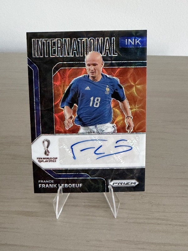 2022 World Cup International Ink Frank Leboeuf Choice Black Prizm Auto 1/1 🔥🔥