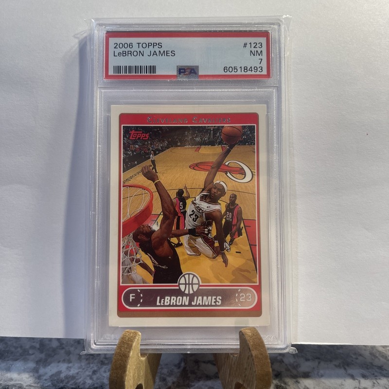 2006 Topps LeBron James #123 PSA 7 Cleveland Cavaliers
