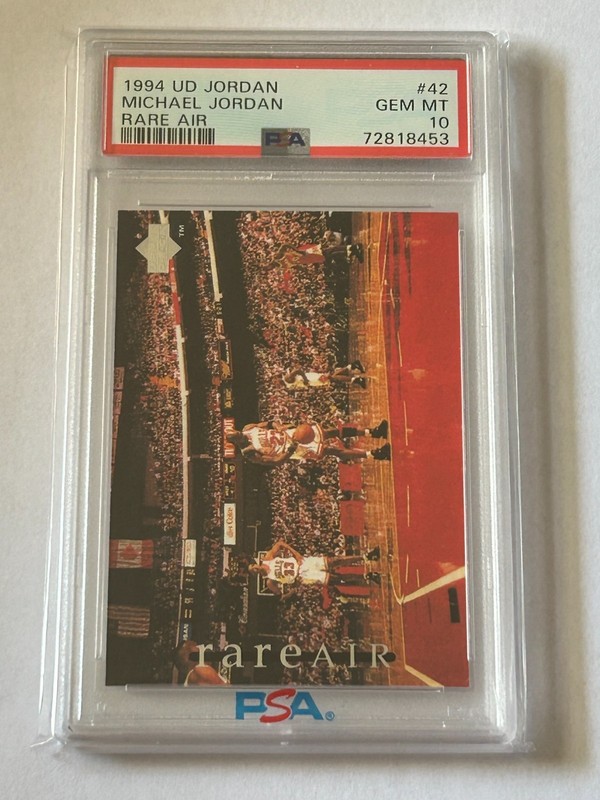1994 Upper Deck JORDAN RARE AIR #42 Michael Jordan PSA 10